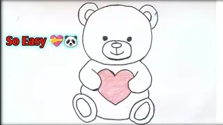 Easy Love Drawing Step by Step | For Beginners love Drawing Ideas for Kids and Adults#drawing #art