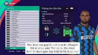 C&Aacute;CH CHUYỂN NHƯỢNG PES 2017 THỦ C&Ocirc;NG KH&Ocirc;NG MẤT FACE|Pes PC Education