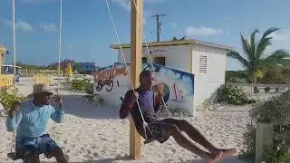 What do you do on Cow Wreck Beach? You swing!