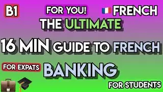 Master French Banking! 100+ Finance Words You NEED | B1 Intermediate French Vocabulary 🇫🇷
