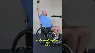Protect your shoulders #fitness #wheelchairworkout #motivation #wheelchair
