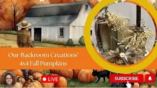 🎃 DIY Wooden Pumpkin Blocks | Fall & Halloween Rustic Decor