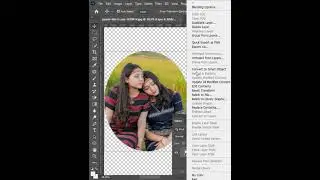 Crop Images in a Circle Shape Using Photoshop - #shorts #photoshop #viral #youtubeshorts