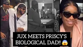 JUX FINALLY MEETS PRISCY'S DAD, HIS FATHER INLAW | JUX WELCOMES DIAMOND PLATNUMZ IN LAGOS FOR JP2025
