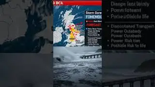 ​⚠️ WEATHER UPDATE: Storm Goretti Warnings Active ⚠️ #uk #storm #horror #birmingham #snow #scary
