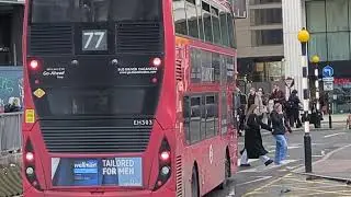 Here is the 77 bus in Waterloo Saturday 17 January 2026