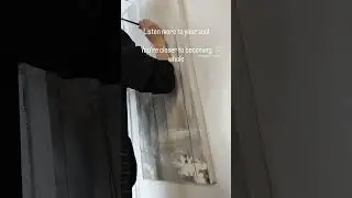 Fall and Fly | Ethereal abstract tree painting in progress | How to paint a tree