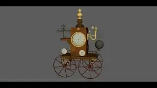 Eunkyo Seo - Cart Machine Turntable - 3D Model Studies