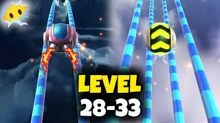 Space Rolling Balls Race - Level 28-33 - Gameplay