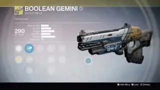 Destiny - Boolean Gemini Quest Part 11: Lost and Found - Complete