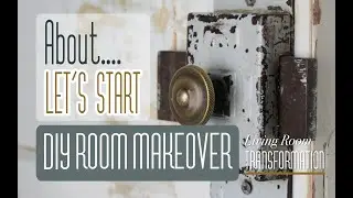 DIY Living Room Transformation on a Budget | Before Tour & Plant Unboxing