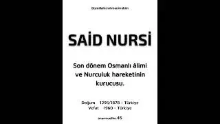 Bedi&uuml;zzaman Said Nursi! - Son d&ouml;nem Osmanlı &acirc;limi.