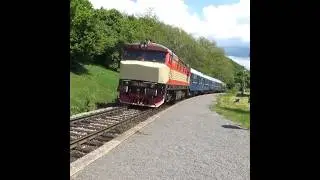 Bardotka 749.248-1  na požiarnom vlaku, Trnav&aacute; Hora 29.5.2021 #shorts #short #train #railway
