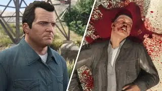 GTA V Michael Kills Franklin in Ending B