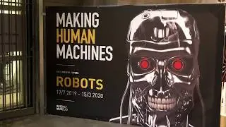 Robots exhibition at Museum of Technology in Stockholm, 2019
