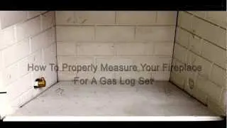 How To Measure Your Fireplace For Gas Logs