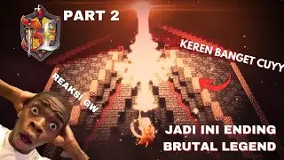APAKAH AKAN PEAK GES?!! 【REACTION】 MINECRAFT BRUTAL LEGEND FINALE PART 2