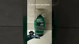 If you know you know #mint #showergel #teatree #cold #clean #shower #shock
