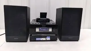Sony CMT-BX5BT Micro HiFi Component System CD & Bluetooth  Set Up