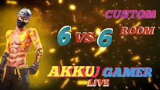 Free fire live custom room gameplay | Team code Giveaway | #freefire #customroom #akkugamer