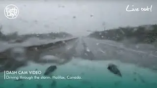 Through the storm. Halifax CA. 비폭풍 뚫고 캐나다 할리팩스 통과.