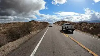 Battery Swap Stop &  Camera Check, Gila County, Arizona State Route 77, Mile 165 to 170, GX060090