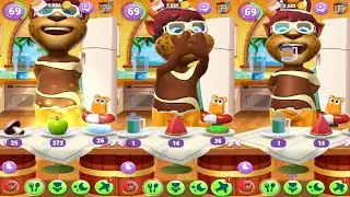 My Talking Tom 2 Drinking Juice Big Body Potion Level 69