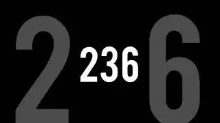 Two-Hundred-Thirty-Six #236