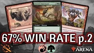 🔴🟢 Gruul Midrange, 67% Win Rate, part 2 | MTG Arena | Explorer | BO3 | March of the Machine