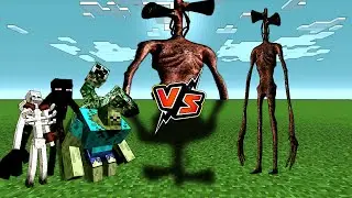what the heck is the new siren head vs all mutant beast in minecraft