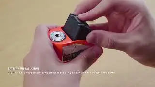 [KOVIX Disc Lock KD6] Battery Installation + Alarm Activation