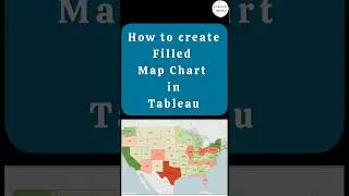 Create Map Chart in Tableau in 2 mins 