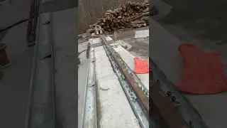 Comn on down da line West Virginia. Crane rail plate work and grout.