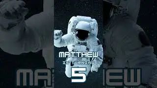 Space Birthday Video Invitation