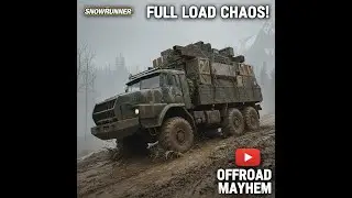 MUD & MOUNTAINS: SnowRunner Offroad with a FULL TRUCKLOAD! Immersive Gaming - GTA | IG-GTA | #gta