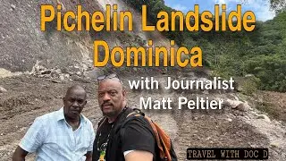 Landslide In Pichelin, Dominica 