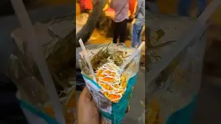 Crunchy Wafer + Secret Sauces = VIRAL CHAAAT 😋🔥#chips  #ytshorts #foodie #food #indianfood
