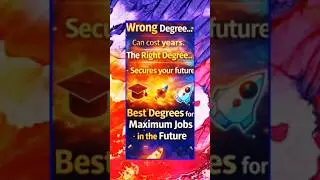 Degrees That Will Guarantee Jobs in the Future | Choose Wisely.#education #degree #motivation #viral