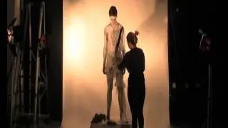 Construction and deconstruction fashion film