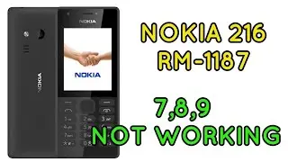 #shorts Nokia 216 Rm-1187 Key 7,8,9 not working