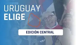 #UruguayElige2024 | Militantes del Frente Amplio festejaron en 18 de Julio