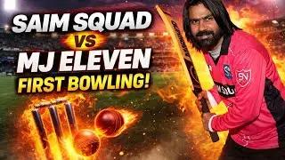 Saim Squad Bowling vs MJ Eleven 🏏 | Full Match | Pure Cricket Action