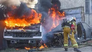 LACo.FD Engine 173: Vehicle Fire