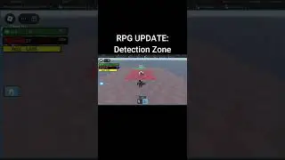 RPG Update, Detection Zone  #roblox  #robloxstudio #plehlowla