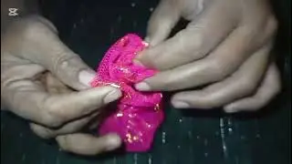 Diy sparkly Pink bow hair clip tutorial 💝🎀