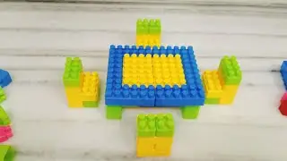 Satisfying asmr blocks Dining table/relaxation/Lego build dining table#buildingblocks#lego#asmr#diy