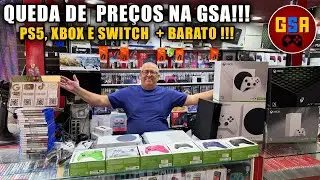 QUEDA DE PRE&Ccedil;OS NA GSA!!! PS5, XBOX E SWITCH + BARATO!!!