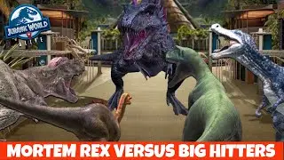Big Hitters Strategy for Mortem Rex Raid | Jurassic World Alive 3.6