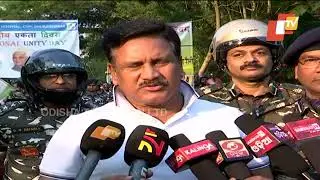 CRPF organised bike rally on National Unity Day in Cuttack