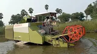class crop tiger 30 harvester water wash
